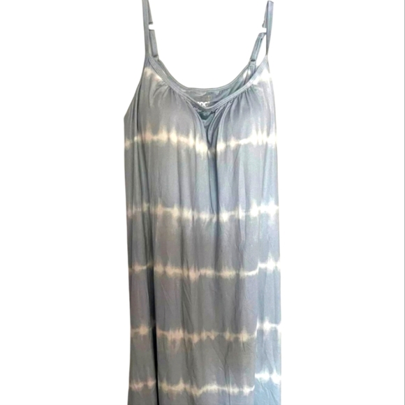 32 Degrees Tahoe Blue Cool Flowy Mini Bra Dress Adj Straps Stretchy NWT Sz XL - Picture 4 of 12